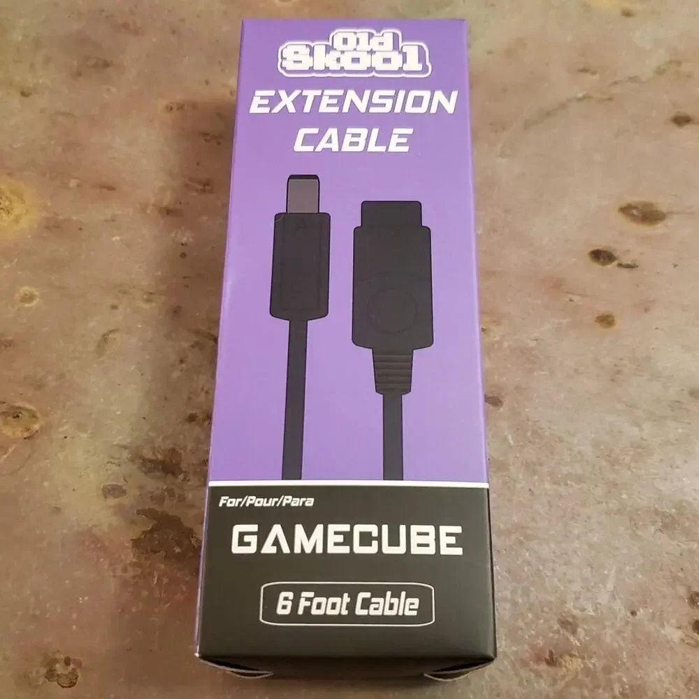 Gamecube Extension Cable, 6-Foot (NEW) - Nintendo - Old Skool